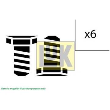 Schaeffler LuK 411015610 Skrūvju komplekts, Sparar