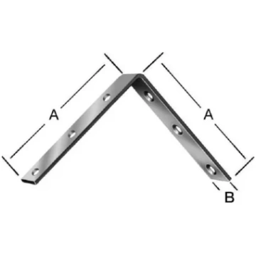 Leņķis krēsla 100x20mm brūns