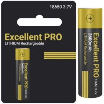 Akumulators Excellent Pro 18650, 2600mAh