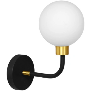 Toolight LAMPA ŚCIENNA KINKIET APP1301-1W Czarno Z