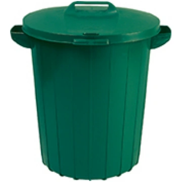 Konteiners 90l apaļš zaļš 5901110733404 02974
