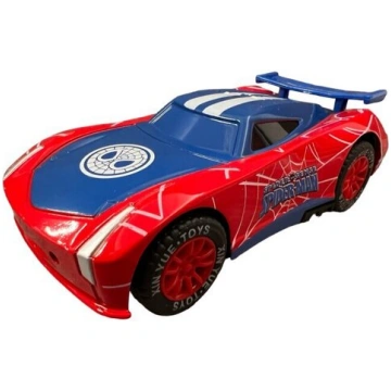 Auto ar skaņas efektiem Spiderman, zila Spider-Man