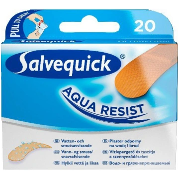 Salvequick Plastry Aqua Resist wodoodporne 1op-20s