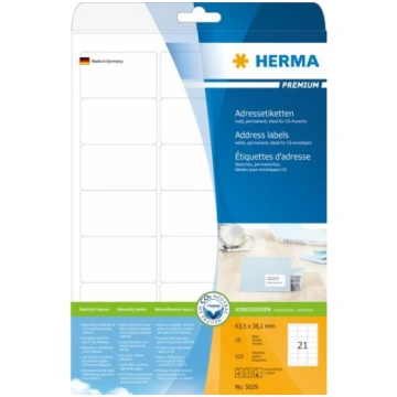 Herma Etykiety Premium 5029, A4, adresowe, , 63,5 