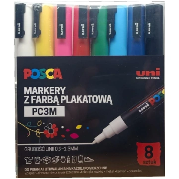 Teksta marķieris Posca PC-3M, 0.9 - 1.3 mm, daudzk