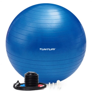 Vingrošanas bumba Tunturi Gymball 55-90 cm, Blue, 