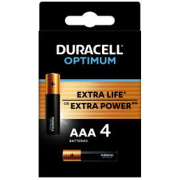 Baterijas Duracell Optimum AAA 4pack (500039415872