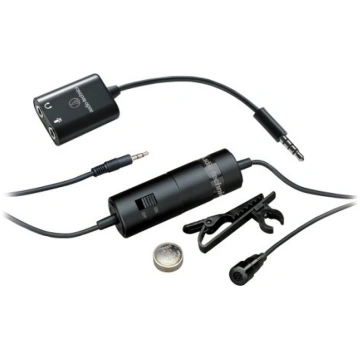 Audio-Technica ATR3350iS mikrofons ar adapteri