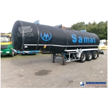 Lietots - Fruehauf Bitumen tank inox 31 m3 / 1 com