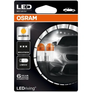 Osram spuldžu komplekts W5W LED Yellow BLI 2 gab. 