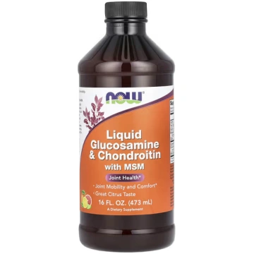 NOW Foods, Liquid Glucosamine & Chondroitin with M