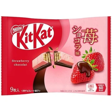 KitKat zemeņu un šokolādes mini batoniņi no Japāna