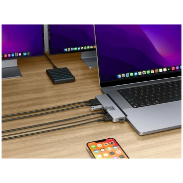 Hyper HyperDrive DUO PRO 7-in-2 USB-C Hub for MacB