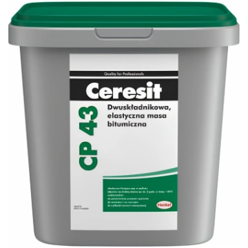 Ceresit CP 43 elastīgā bituma masa hidroizolēšana,