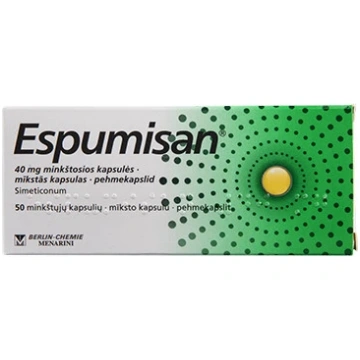 Espumisan 40 mg, 50 kapsulas