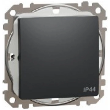 Pārslēdzis antracīts IP44 10AX Sedna Design Schnei