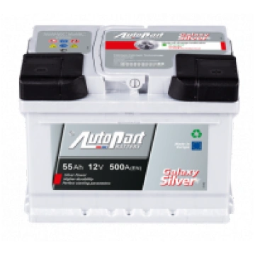 Akumulators Autopart Galaxy Silver 55Ah, 500A, (- 