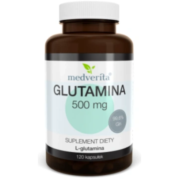 L-Glutamine 500 mg Medverita 120 caps
