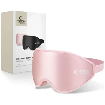 Tech-Protect Eyeshade miega maska – bēbju rozā