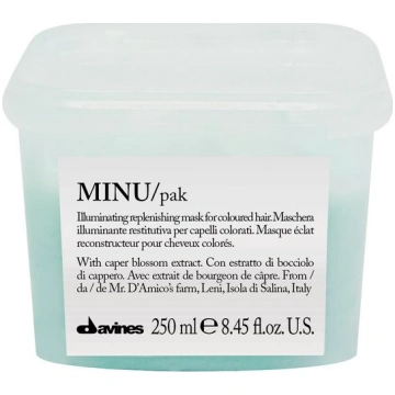 Davines MINU hair mask - izgaismojoša un atjaunojo