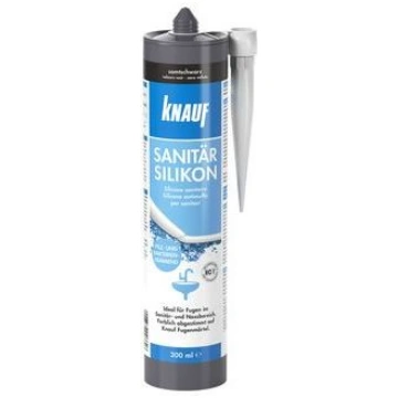 Sanitārais silikons Knauf Sanitar-Silicon 300ml, A
