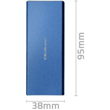 Qoltec 51832 Enclosure | M.2 SSD drive | SATA | NG