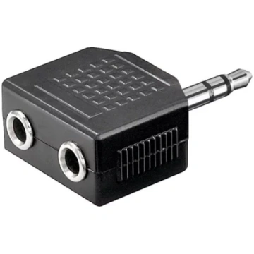 Goobay | Headphone AUX adapter; 3.5 mm jack 1-to-2