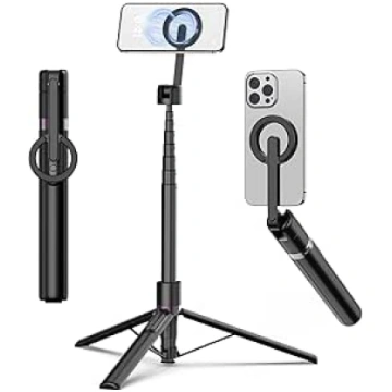 TONEOF 173 cm Magnetic Selfie Stick Tripod, Strong