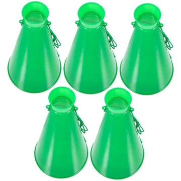 5 gab. daļas plastmasas megafons Pārnēsājamas ball