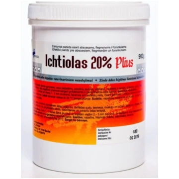 Ruvera Ihtiola Ziede 20% (Ichtiolas Plus) ziede ar