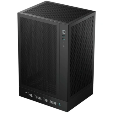 Deepcool PC Gaming Case CH170 Digital, Black, Mini