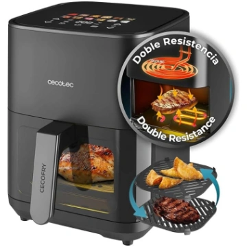 Cecotec Heißluftfritteuse ohne Öl - 4L - Grill - D
