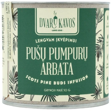 Priežu pumpuru tēja Dvaro kavos
