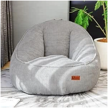 Bean Bag with Memory Foam Filling, Large Cord Bean