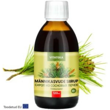 Priežu pumpuru sīrups ar alkoholu, 120 ml, 4+ - Vi