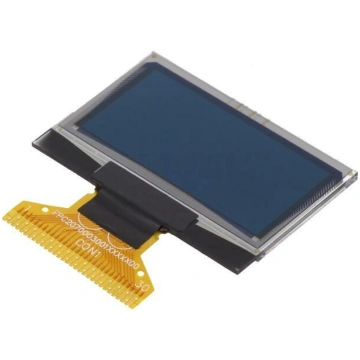Display: OLED; graphical; 1.28"; 128x64; Dim: 34.5