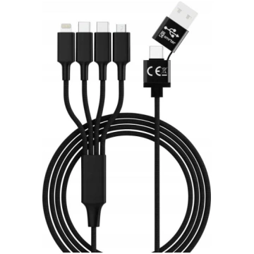 smrter Hydra ELITE 6in1 Nylon-Ladekabel Typ USB-C 