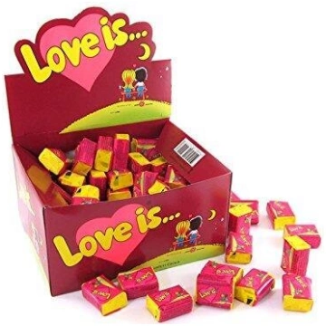 Košļājamā gumija Love is Cherry-Lemon, 4,2 g x 100