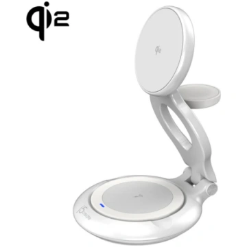 J5create - Qi2 3-In-1 Magnetic Foldable Wireless C