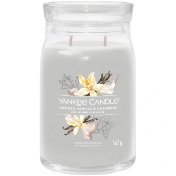 Svece, aromātiskā Yankee Candle Signature Smoked V