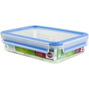 EMSA Clip Close Frischhaltedosen (transparent / bl