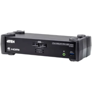Aten 2-Port USB 3.0 4K HDMI KVMP Switch with Audio