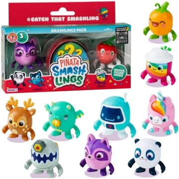 Piñata Smashlings komplekts: 3 nejauši izvēlēti sk