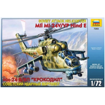 Soviet attack helicopter MIL MI-24 V/VP Hind E Zve