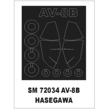 AV-8B Harrier Hasegawa Montex