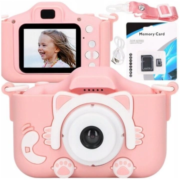 Digitālā fotokamera Kamera bērniem kaķēns Vess ful