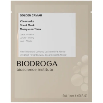 BIODROGA Golden Caviar lokšņu maska ar kaviāra eks