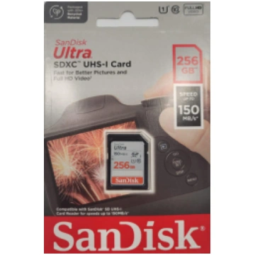 SanDisk Ultra 256GB SDXC Memory Card 150MB/s; EAN: