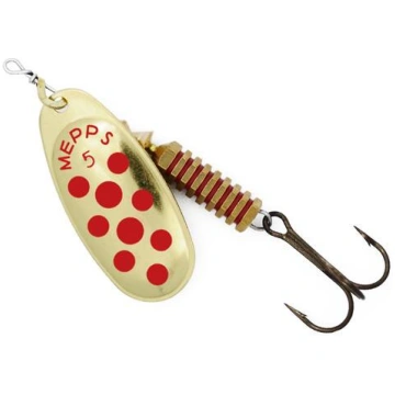 Mepps COMET-5 11,0g Gold/Red Dots