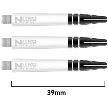 Red Dragon Nitrotech šautriņu astītes - Baltas - I